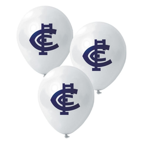 Carlton Blues 30cm Latex Balloon Uninflated Each