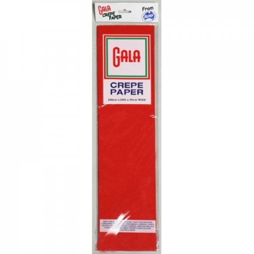 Crepe Gala Scarlet 240x50cm