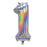 34" Foil Silver Iridescent 1