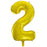 Gold Mega Foil 34'' Number