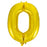 Gold Mega Foil 34'' Number