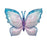 Blue & Purple Supershape Butterfly Foil 74cm