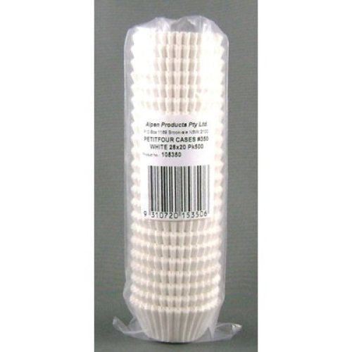 Petit Four WHITE #350 (30 x 20mm) Pack 500