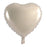 Foil Heart Balloon Champagne 18'(40cm)