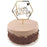 Acrylic Gold Hex Happy Birthday Cake Topper