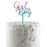 Acrylic Boy Or Girl Cake Topper