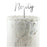 Acrylic Silver Ninety Cake Topper