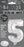 Silver "5" Numeral Foil Balloon 35cm