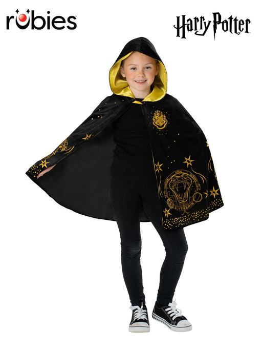 Hogwarts Black And Gold Hooded Robe