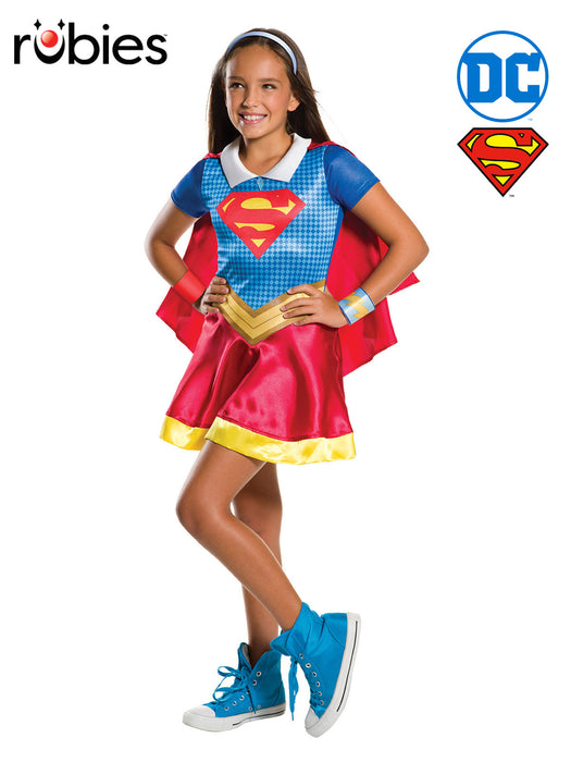 Supergirl Kids Costume - 6-8 Years