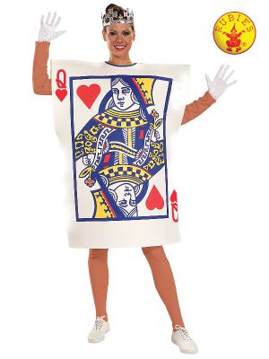 Queen of Hearts Playing Card Adults Costume
