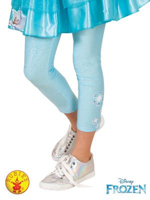 Children's Disney Frozen Elsa Footless Tights 9-11 Years