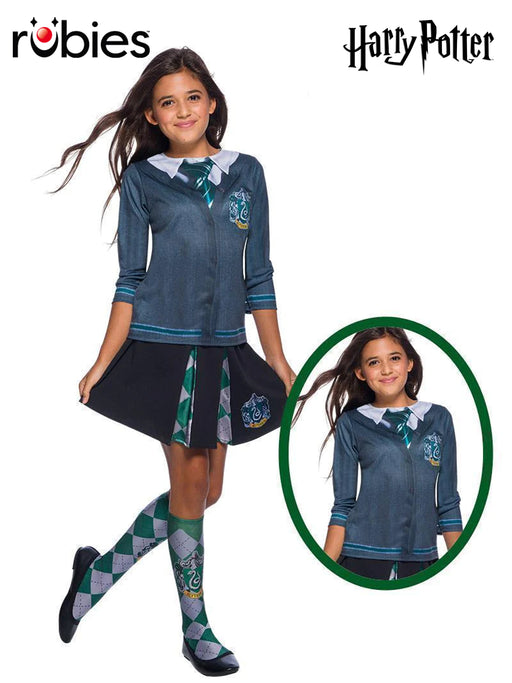 Slytherin Kids Costume Top 8-10 Years