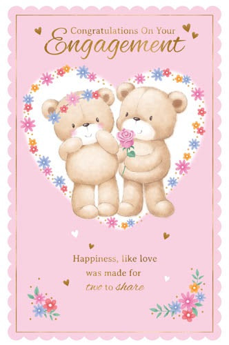 Elegance Congratulations On Your Engagement Card