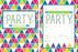 Prism  Invitations 20 Sheets