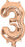 16" Rose Gold Foil Balloon Number 3