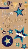 Happy Birthday To You Male Birthday Card - Elegance