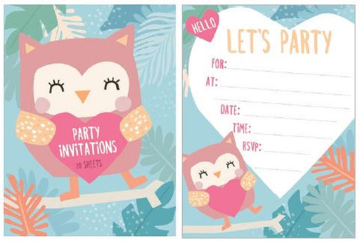 Owl Party Invitations