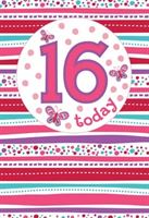 16 Today With Flowers Birthday Card  - World Greetings