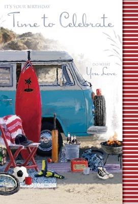 Time To Celebrate Birthday Card