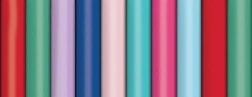 Plain Gift Wrap Assorted Colours 3m x 700mm