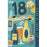 Elegance 18th Happy Beer Day Birthday Card
