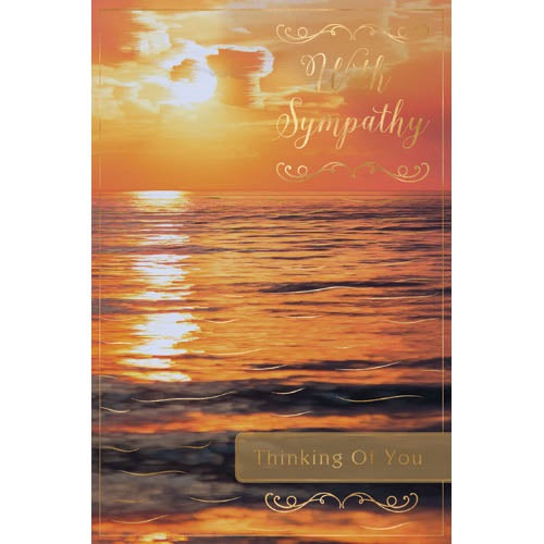 Elegance Card With Sympathy Thinking Of You