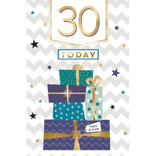 Happy Birthday Card 30 Today