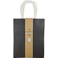Bag Black Kraft Medium - 5 PK