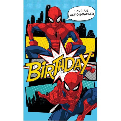 Spider-Man Birthday Card