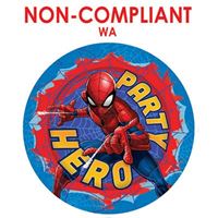 Spiderman Party Paper Plate 8 Pk