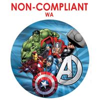 Avengers Plates 8 Pk