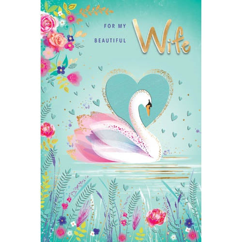 For My Beautiful Wife Birthday Card