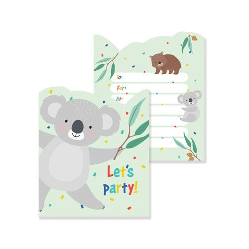 Australiana 8 Pack Invitations