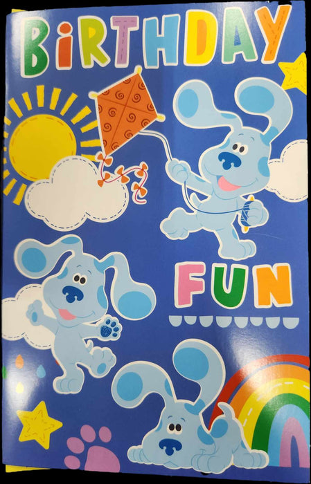 Birthday Fun Blues Clues Card