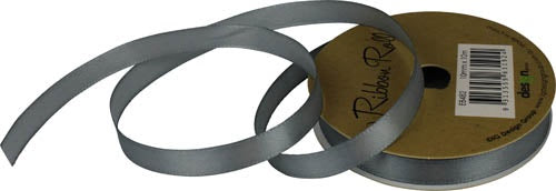 Ribbon Roll 10mm X 10m Silver
