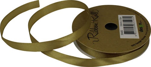 Ribbon Roll 10mm X 10m Gold