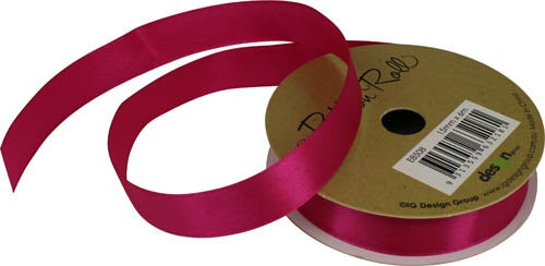 Ribbon Roll 15mm X 6m Hot Pink