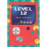 Level 12 Happy Birthday Deluxe Card