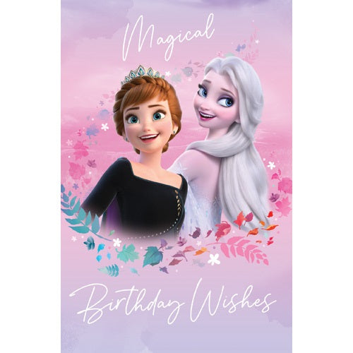Frozen Magical Birthday Wishes Birthday Card