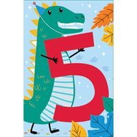 5th Birthday Crocodile Card - World Greetings