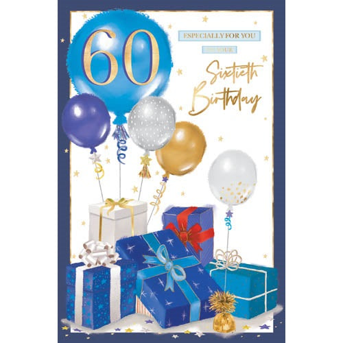 Happy Birthday  60th Card