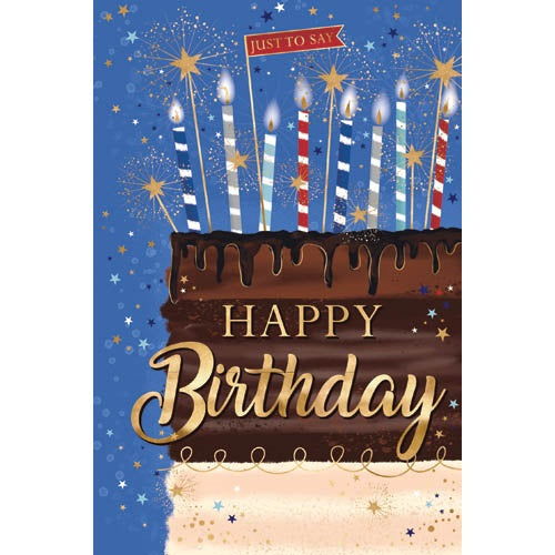Just To Say Birthday Card