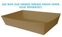 Food Tray Party Kraft 8 Pack