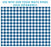 Blue Gingham Grease Proof Paper 8 Pack