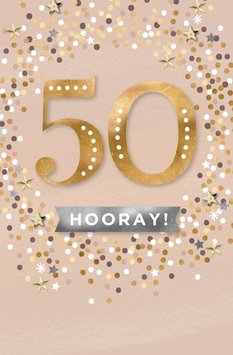 50th Birthday Card
