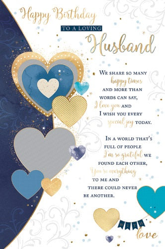 Happy Birthday To A Loving Husband