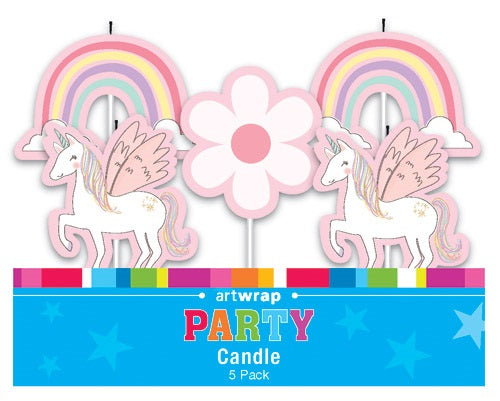 Unicorn Candle 5 Pack