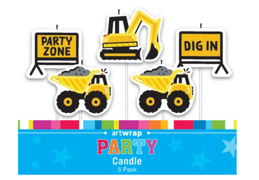 Candle 5 Pack - Construction