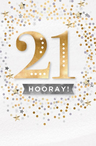 21st Birthday Card